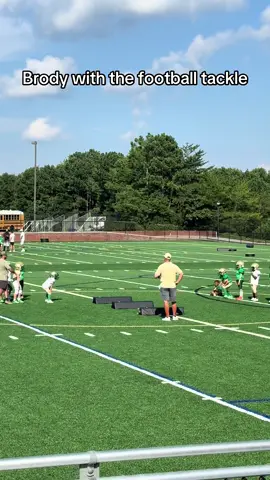Football season is in full swing at this house. This is Brody’s first tackle football season and he is loving it.  Running the ball and making tackles.  Love being a sports mom and watching these boys do what they love #footballmom #youthfootball #youthfootballnetwork #tacklefootball 