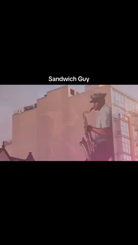 Sandwich Guy is being projected on a building at the Free DC rally tonight  #fyp #dc #rally 