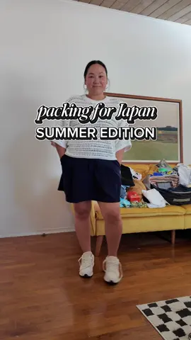 Japan Summer Outfits 🥵🔥☀️ I’ve basically been doing this instead of packing lol #japansummer #japantravel #japanfashion 