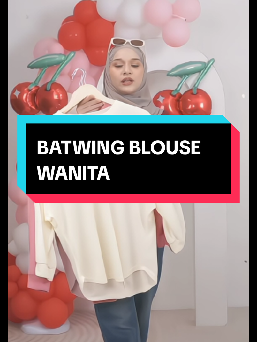 ZUCCA DEENA BATWING BLOUSE PEREMPUAN #blouse #blousemurah #blousebaggy #blousecantik #tiktokshopmalaysia🇲🇾 
