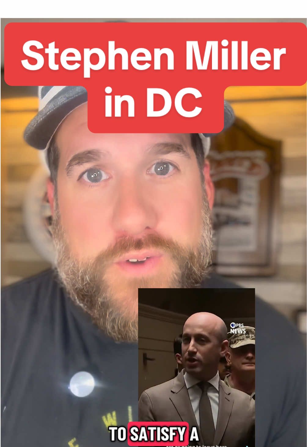Top White House adviser Stephen Miller ridiculed “old” and “white” protesters who hurled verbal abuse at them Wednesday during a visit with National Guard members deployed as part of President Trump’s “crime crackdown.”  Miller, who’s vampire like appearance has inspired the nickname “Count Milkula”, blasted the protesters as “elderly white hippies.” #politics #trump #washingtondc #protest #maga