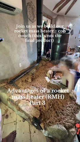 Follow along as we work on our next natural building project - a rocket mass heater cob couch! Here are even more advantages of having a rocket mass heater in your home. Check out parts 1 and 2 on my page and find more information about our strawbale cob home under the playlist on my page “cob cottage building”  Thanks so much for being part of this journey! We appreciate every single one of you 🫶🏻 #cobb #cobhouse #strawbalehouse #cottagecoreaesthetic #cottageinthewoods #slowliving #diyhomeprojects #diyhomerenovation #diyhomeimprovement #cozytok #naturalbuilding 