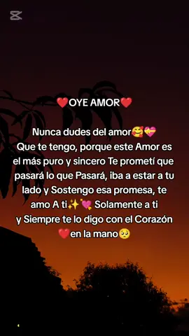 ✨❤️Te Amo 🥹❤️ #Amor #ella #sentimientos #teextraño #frasesdeamor #fyb #dedicar 