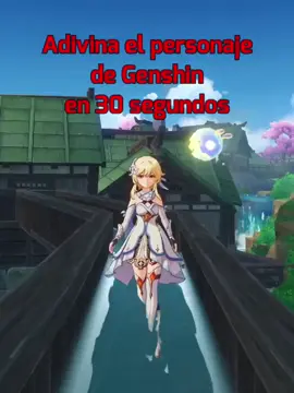 Adivina el personaje con estas sencillas pistas #genshin #paratii #fyp #adivina #juegos 