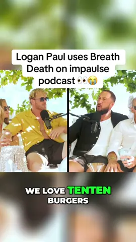 Logan Paul uses Breath Death on podcast 😭 #loganpaul #fyp #breathdeath #podcas #adinross 