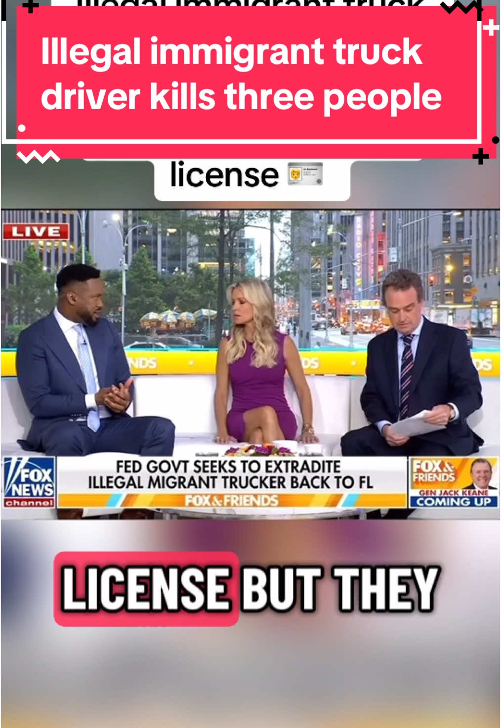 Illegal immigrant truck driver wasn’t even supposed to have license and killed three people#creatersearchingsight #trump #republican #fyp #usa🇺🇸 