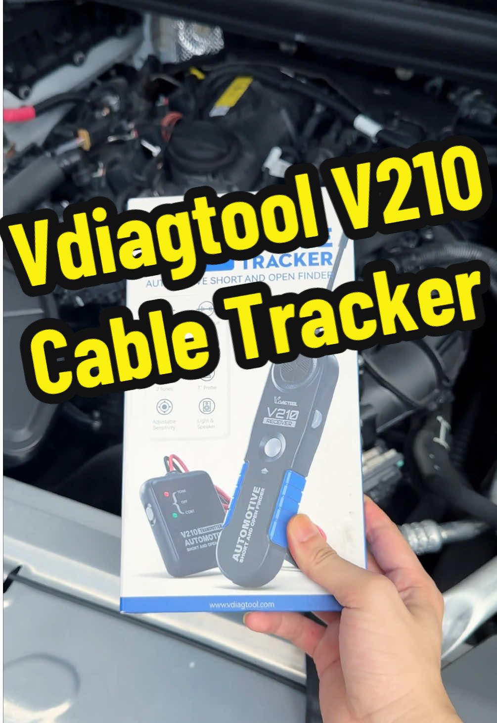 V210 Automotive Electrical Open & Short Finder Circuit Tester Wire Breaker Finder Wire Tracer Fault Probe DC 6-42V Detector Heavy Duty Power Portable #carrepair #videowave #tiktokautocampaign ##supernova  #creatorsearchinsights 