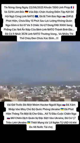Nga 🇷🇺 Tiếp Tục Không Kích Dữ Dội Vào Khu Ẩn Nấp Của Binh Lính NATO 🇪🇺 