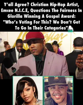 Neighbors, we recently caught up with Emcee N.I.C.E. at the ‘2025 @thestellars Awards’! We got into his feelings on gospel artists collaborating with hip-hop artists and his thoughts on Glo recently taking home an award in a gospel category! What are your thoughts on this? | 🎤 @antoine.hearns 🎥 @rachel_lewinsky #glorilla #stellarawards #fyp 