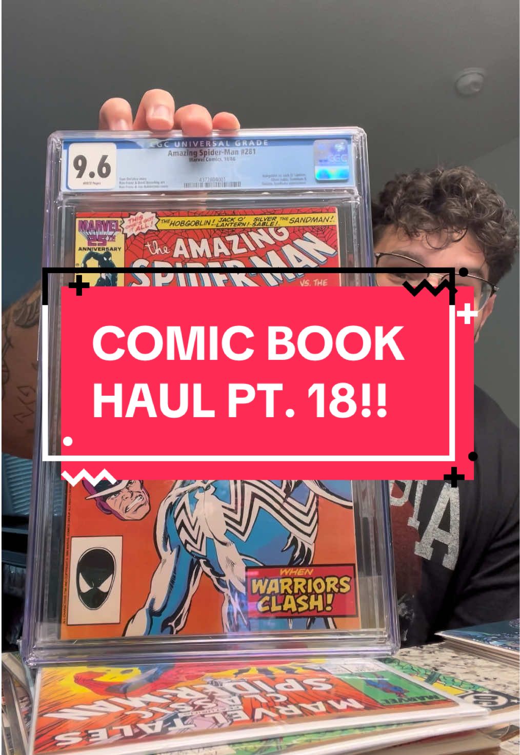 PT. 18!! Adding another slab to the family 😼 #comicbooks #haul 