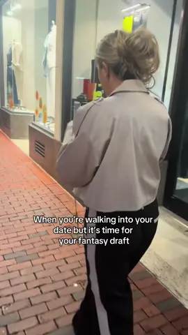 While walking on the old Harvard brick in stilettos may I add #nfl #sundaynight #fantasyfootball 