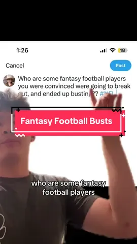 give me some names #greenscreen #fantasyfootball #bust #draft #question 