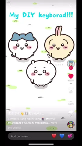 Come on~ let’s create your very own keyboard together!#chiikawa #fyp#viral 