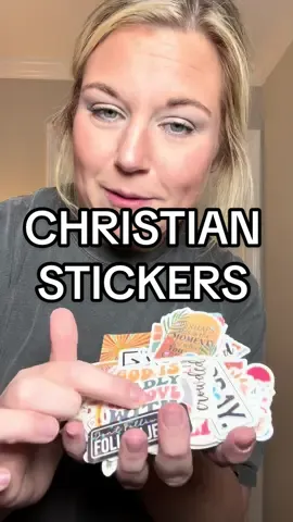 ✨ Share His love in every little way 🙌 Bulk pack of Christian stickers—perfect for water bottles, journals, gifts & more! 💕✨ #ChristianStickers #FaithOverFear #BibleVerse #JesusLovesYou #faithtok 