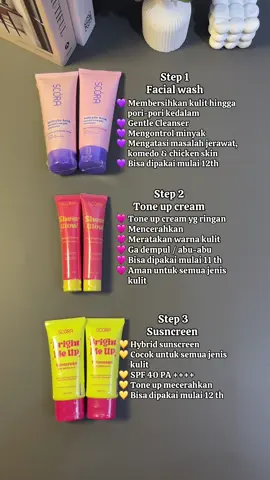beli bundle lebih hemat #scora#scoraofficial#scofafacialwash#toneupcream#toneupcreamscora#sunscreen#skincare 