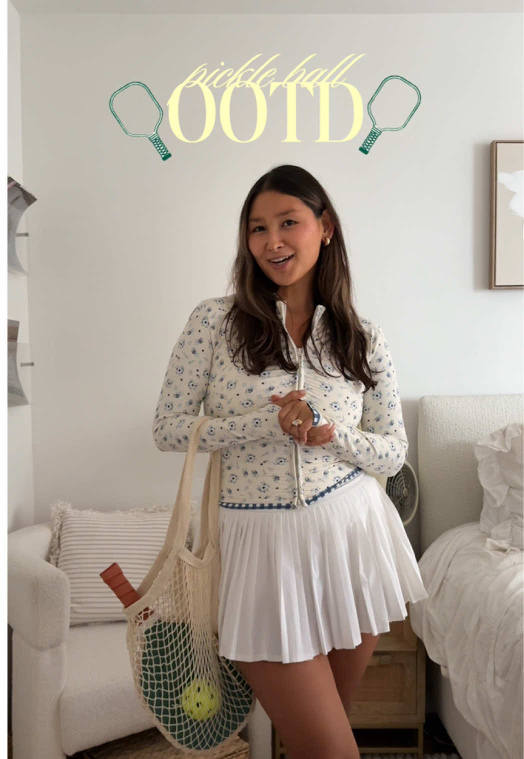Heading to play pickle ball with @Pickle | Rent & Lend Fashion #OOTD #fashiontiktok #fitcheck 
