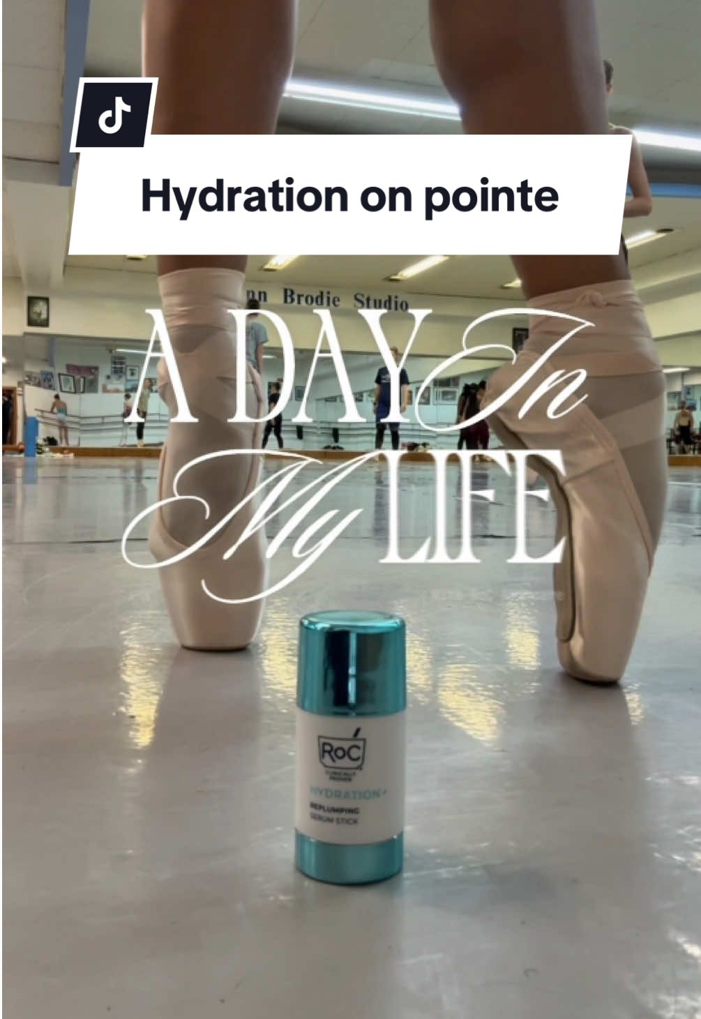 For pliés, pirouettes…and perfect hydration. 🩰 NEW Hydration+ Replumping Serum Stick is a training essential for on-the-go plumping, smoothing and added hydration.💧 #rocskincare #ballerina #balletcore #hydrationserum #hyaluronicacid 