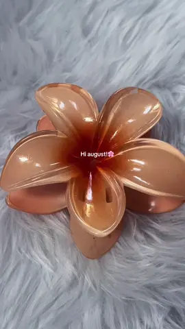 hi august! #flowerclip #hairstyleideas #hairclipper #hairstyle #flowerhairclip 