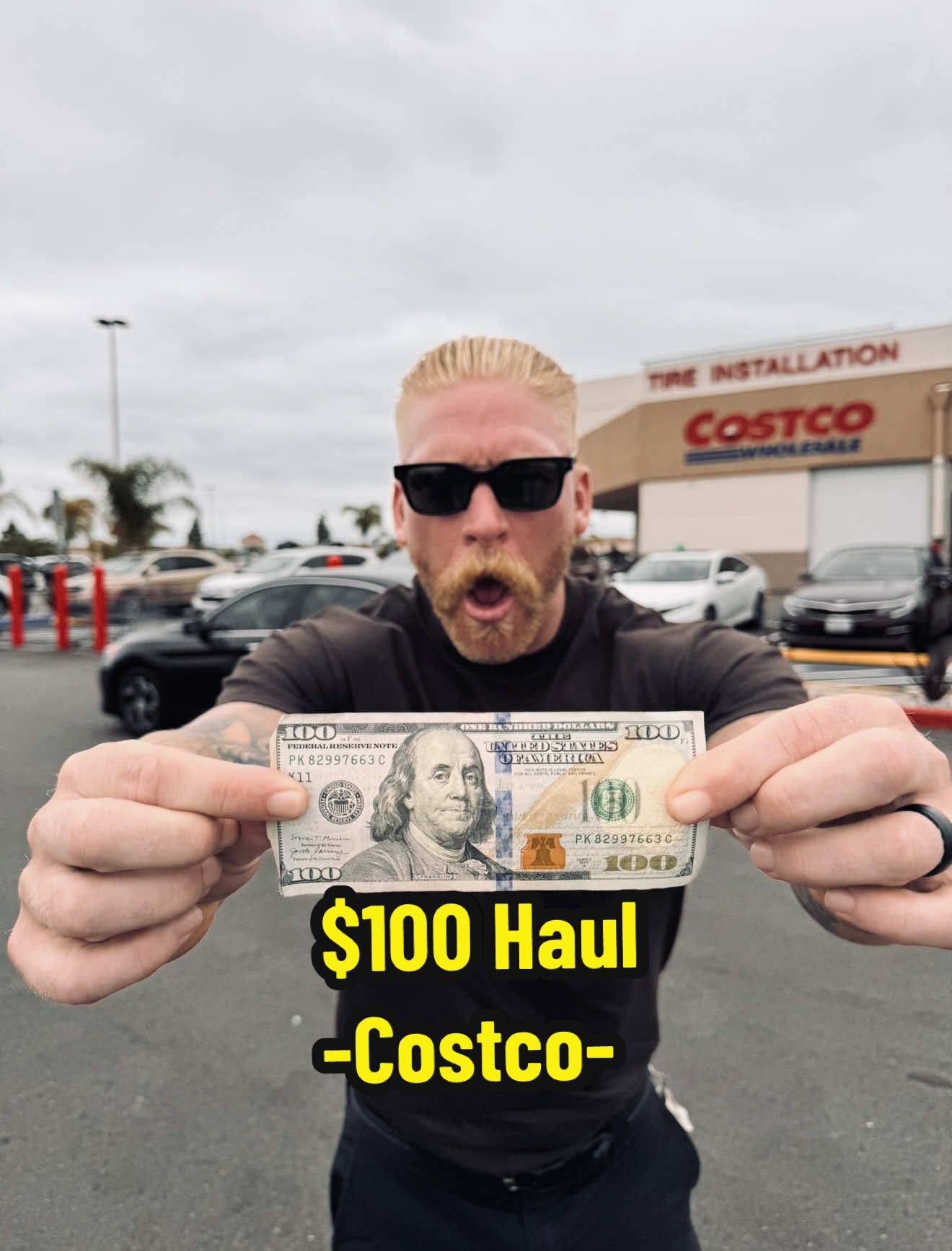 100 DOLLAR HAUL CHALLENGE  This was a challenge being at @costco The bigger portions can lead to big bucks and fast. I grabbed what i use for food prep throughout my week. When you're on a budget make sure to PRIORITIZE PROTEIN! • Here's what i got: • 4lbs Ground Beef •8.5lbs Chicken Breast • 6 Cartons of Egg Whites •24 Eggs • Cottage Cheese • Greek Yogurt • White Rice • Watermelons • Apples • Bananas • Lettuce #100dollarhaul #costco