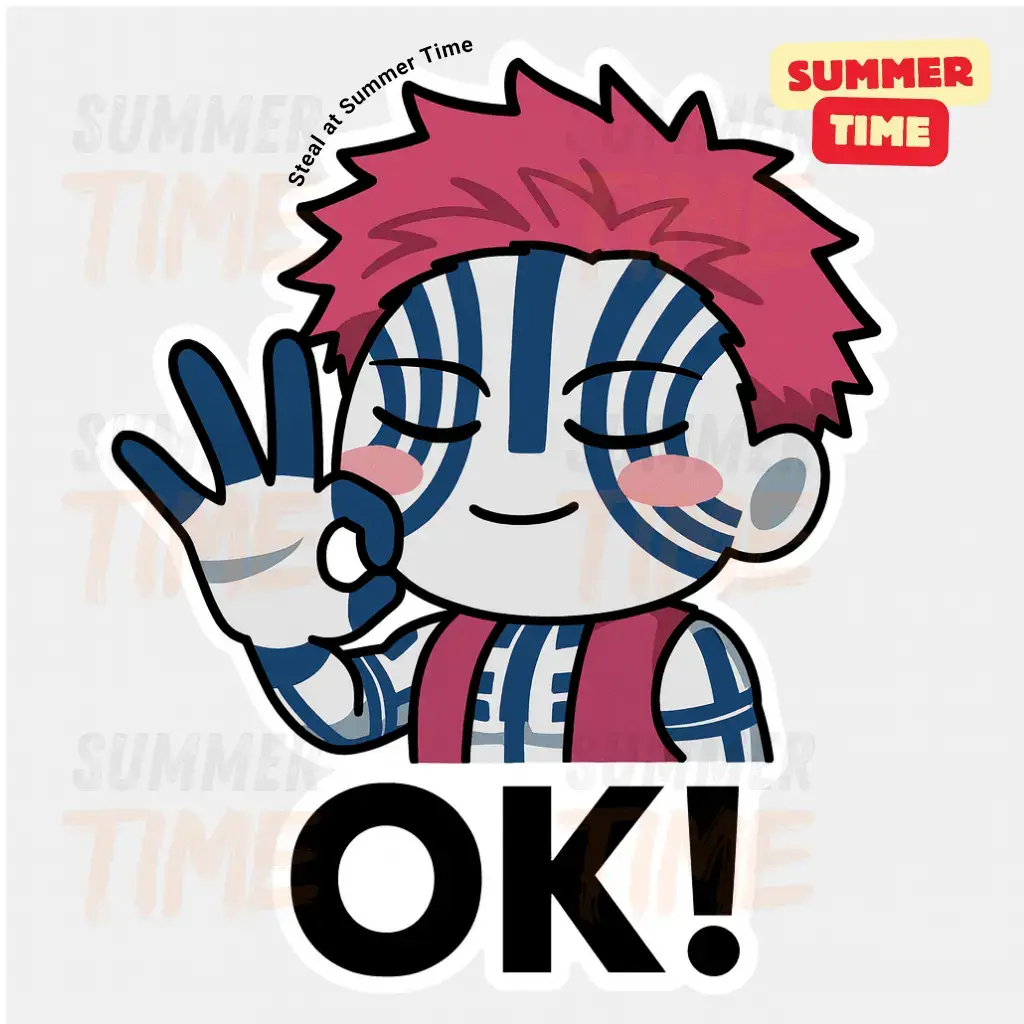 Thấy Thượng Huyền Tam cũng đáng iu 😗😗😗 #chat #cute #mes #stickers #akaza 
