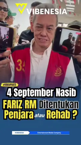 Tanggal 4 September, menjadi hari penentuan bagi Fariz RM, apakah ia harus menjalani masa hukuman di balik jeruji besi ataukah menjalani rehabilitasi.  Sebelum pembacaan duplik kemarin, Fariz mengungkapkan bahwa ia sudah ikhlas menerima apapun putusan majelis hakim. Karena baginya, penjara hanyalah sebuah tempat untuk belajar memperbaiki diri. FOLLOW untuk infotainment terupdate lainnya!📲 #vibenesia #vibeupdate #newsupdate #entertainment #beritaseleb #beritaselebriti #viral #farizrm #foryoupage #fyp 
