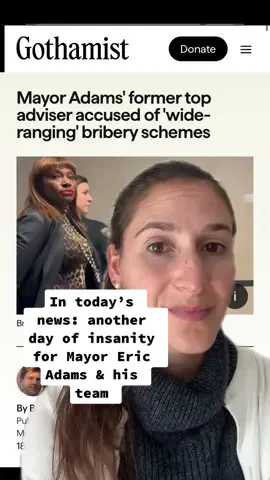 Bribery, indictments & a bag of chips… just another day in the life of Mayor Eric Adams & his peeps. #reporter #crime #politics #nyc #fyp #bribery #mayor #news 
