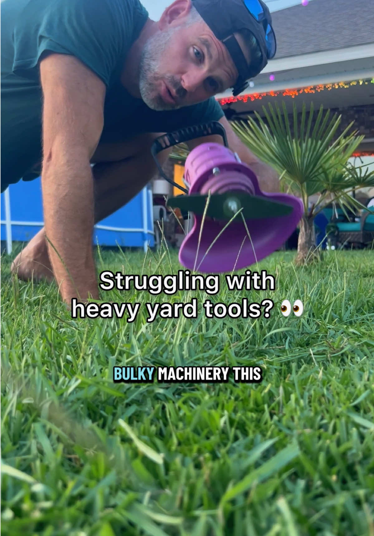 this one is #ForTheLadies 💃🏼 . . #DIY #yardwork #electrictrimmer #trimmer @Raspberry R 