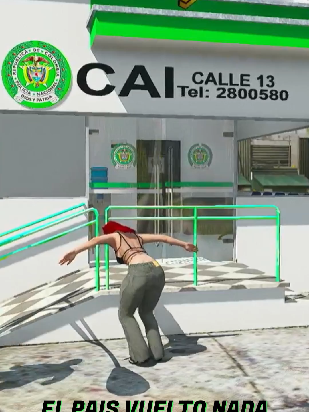UN ATENTADO LA POLICA AUTOMATICAMENTE.. NO MENTIRAS :D #gta #gtav #gtarolplayer #atentado #colombia