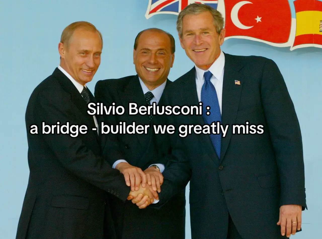 #berlusconi ##silvioberlusconi #putin #russia #georgebush #russian #viral #friendshipbracelets #viralvideo #viraltiktok #trend #foru #foryoupage #foruyou_page #fyp #capcut 