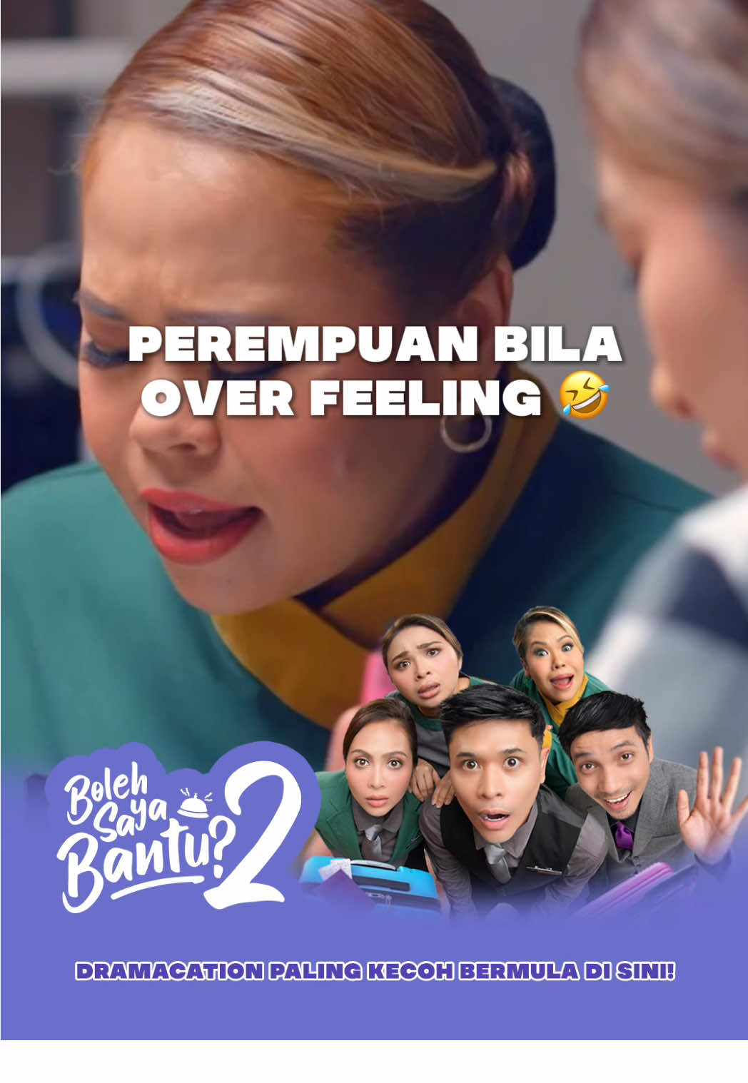 Gitu la perempuan ek. Tanak kalahhh! 🤣🤣🤣 ▶️ #BolehSayaBantu2 ->Setiap Jumaat & Sabtu , 9:00 Malam Di TV3! Korang boleh strim episod baharu #BolehSayaBantu2  24 jam lebih awal di Tonton! @rienadiana_ sebagai Farida @wanieooi  sebagai  Haiza @andibernadee sebagai  Nasar @naszsally. sebagai Almya @markadam1079  sebagai Dato Sudin @ropie_sryn_official sebagai Chef Papa @joey_daud sebagai Ali  Dan ramai lagi ! Terbitan : @tanahberisfilmproduction Arahan : @shuhaimilua_director #BolehSayaBantu2  #DramaSangat #TV3Malaysia  #Lestary  #Tonton