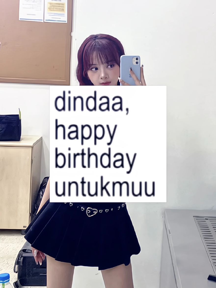 happy birthday dinda 🥳 #dinda #secretnumber #fyp #foryou #xyzbca 