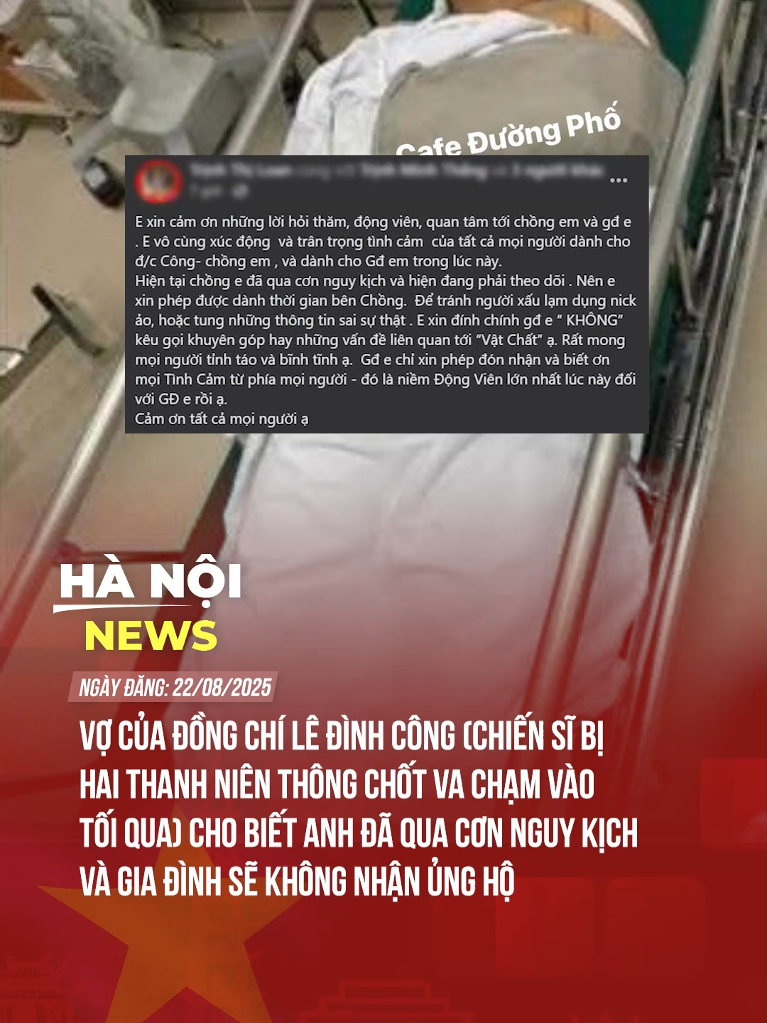 MONG ANH SỚM HỒI PHỤC 🙏 #tiktoknews #hanoinews #theanh28 #A80