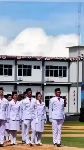jiwa nasional 🔥 #upacarabendera #indonesia #hutri80 #merdeka #paskibra 