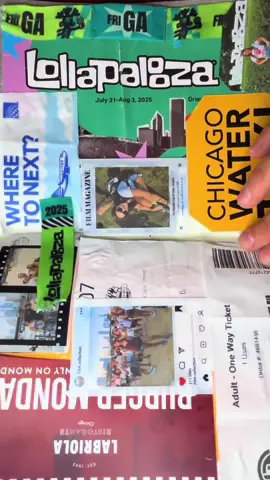 Got to use my “film collection” #junkjournal pieces from the #tiktokshop #lollapalooza 