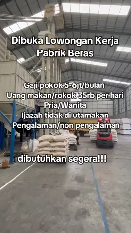 daftar sekarang juga #loker#bulog #masukbranda #fyp #infoloker #4u #beras 