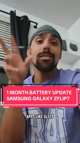 1 month battery update on my Zflip7 #samsung #galaxy #zflip7 #iphone #switching 