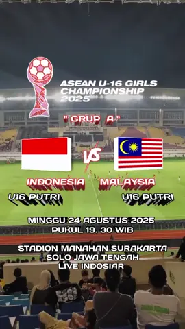 match ke 2 AFF Indonesia u16 Putri 2025 #timnasday #affu16 #infobola #harimaumalaya #timnasindonesia🇮🇩 