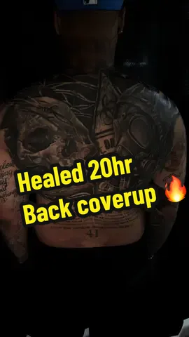 Thinking about covering old ink? Don’t settle for guesswork, book with an artist who knows how to make it last. Txt 219-616-5049 for inquires  #coveruptattoo #backtattoo #tattooartistatl #painfultattoo #realismtattoo 