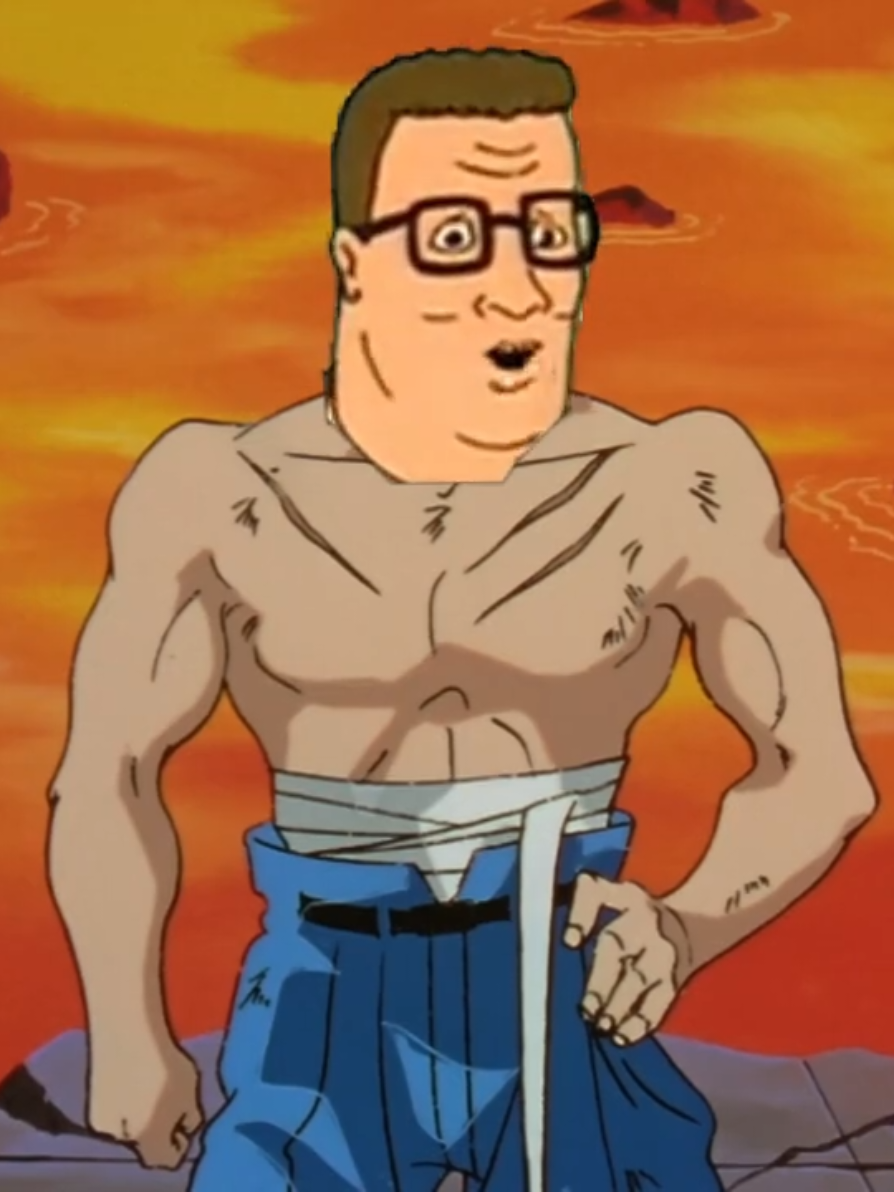 Hank Hill vs Byakko #kingofthehill #yuyuhakusho #anime #memes #animeedit 