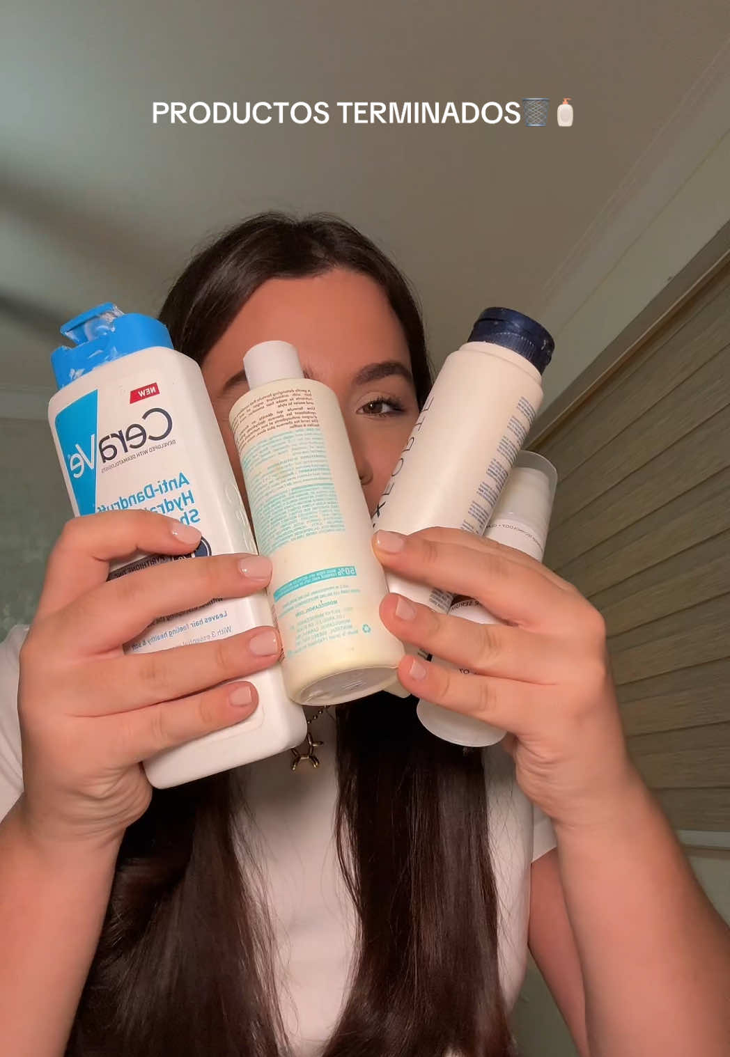 Amigas vamos a sentarnos a hablar de productoss,que hacía mucho no les hacía un productos terminados #fyp #fy #creatorsearchinsight #emptiesreview #cerave