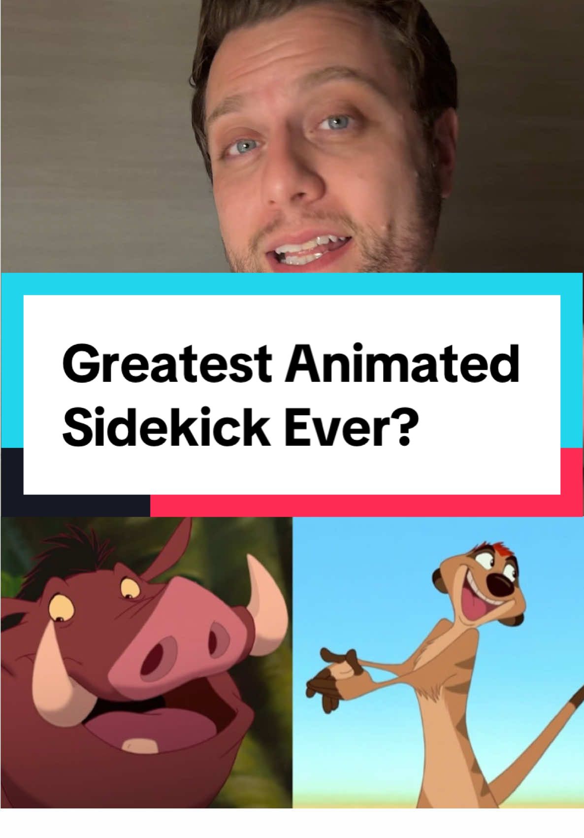 Greatest animated sidekick character ever? #disney #movietok 