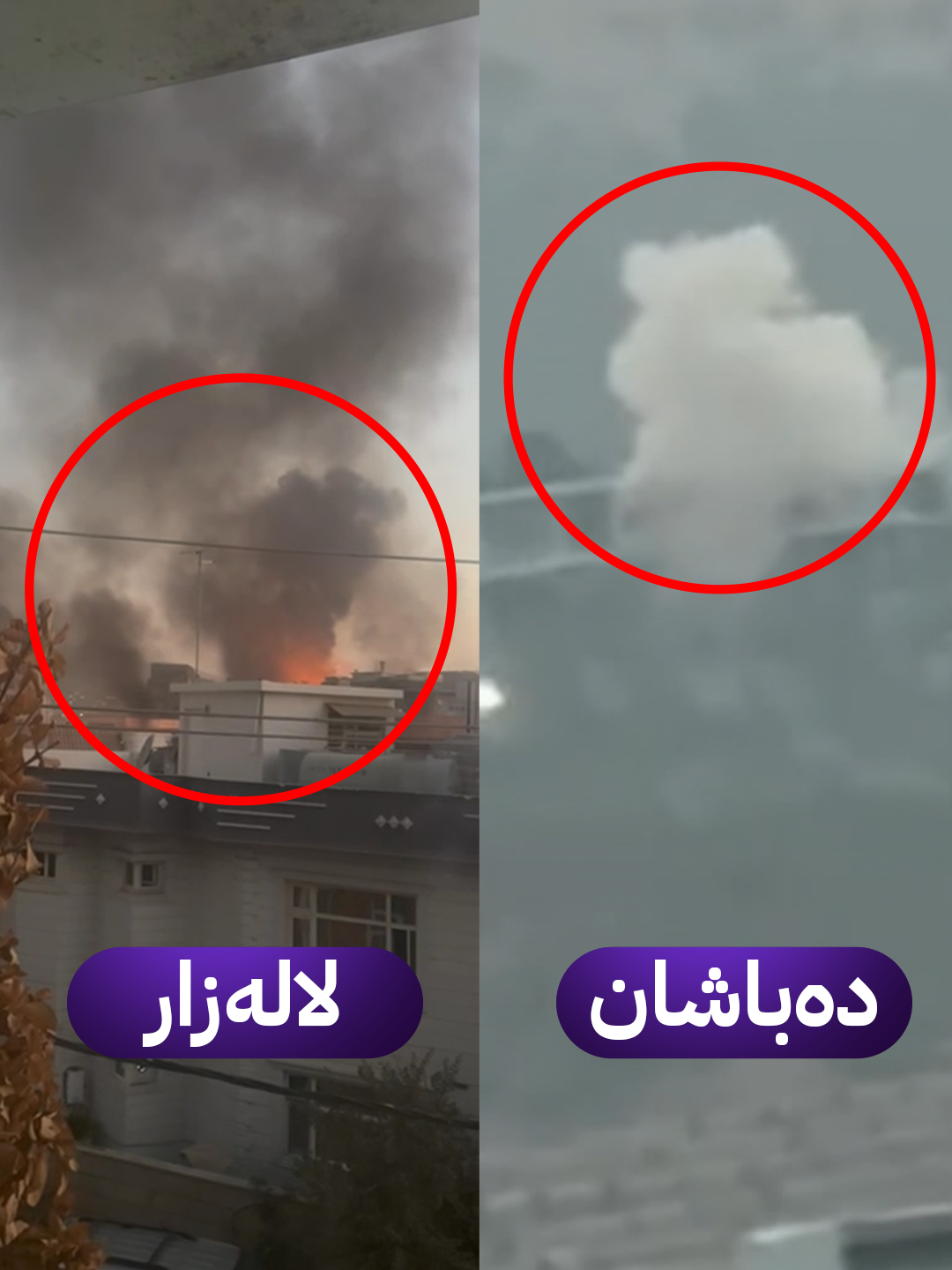 لە یەککاتدا ڤیدیۆی دەباشان و لالەزار ببینە