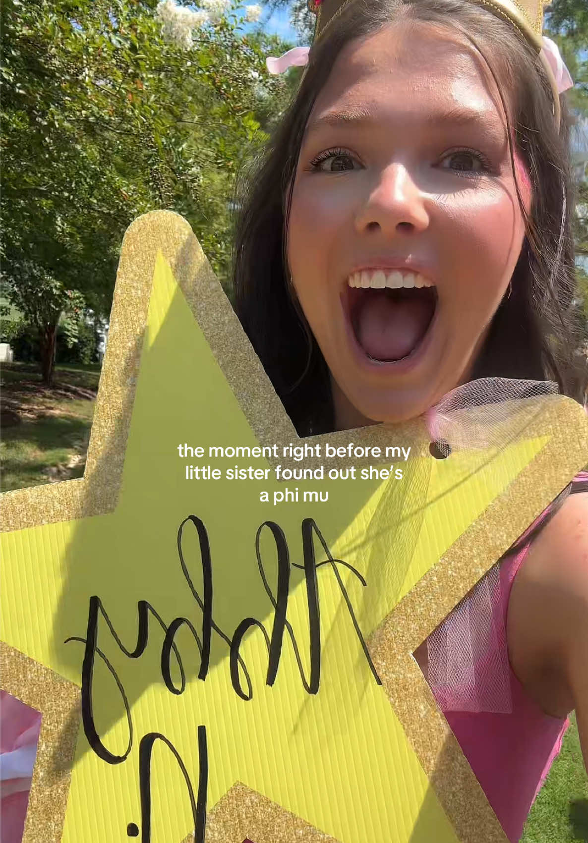 SISTERS X 2 🩷🩷🩷 will never be over this day!!!!!! #mississippistate #bidday #msstaterush #phimu #rushtok #littlesister #sisters 