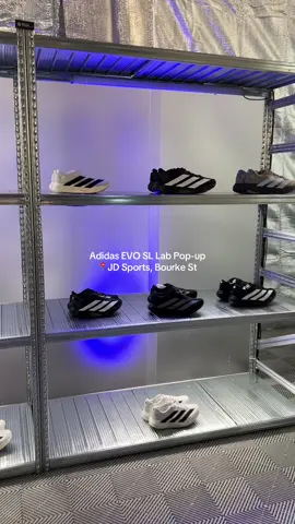 Adidas EVO SL lab pop-up at JD Sports on Bourke St with free matcha and cold brew ✨✨ #fyp #melbourne #adidas #popup 
