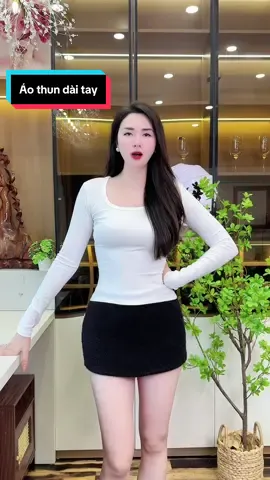 Áo thun dài tay, basic cơ bản không thể thiếu trong tủ đồ luôn ạ #thudongxudaily #review #aothundaitay #aothunnu #aoxinh 