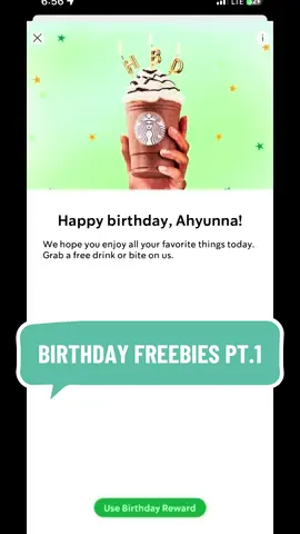 YES, you do need the app for these 4 places📱They have to scan the barcode in order for you to receive your freebie 🫶🏽 #birthdayfreebies #yeg #leoszn #part1 #fyp 