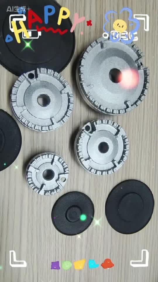 8pcs Gas hob burner Cooker & Oven Hob Gas Burner Crown & Flame Cap Cover Universal in stock 