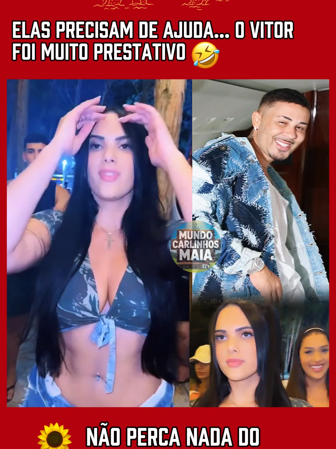 Elas queriam ajuda pra montar a barraca... #ranchodomaia🌻💥🎥 #cortesdomaiaHX #cortesranchodomaiaHX #carlinhosmaiaof #hypexcortes  @carlinhos @hypex.cortes