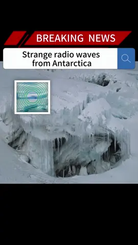 Strange radio waves from Antarctica#news #fyp #breakingnews #foryou#us #radio #wave #antarctica 