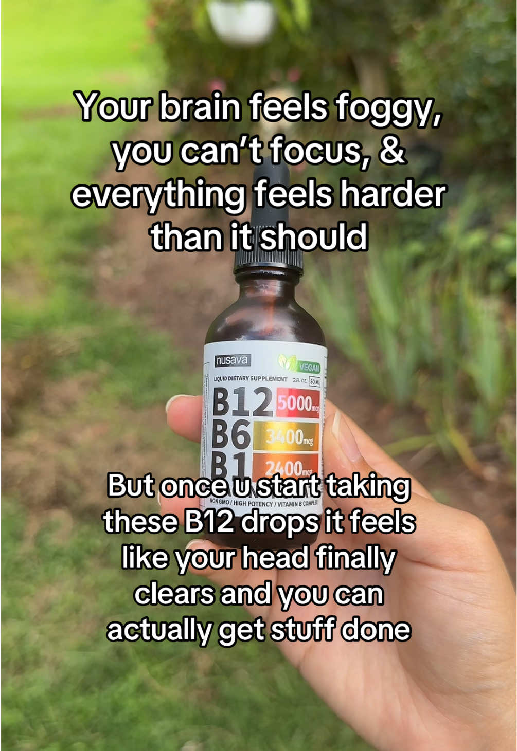 ur probaly low on b12 levels #vitaminb12 #b12 #nusava #b6 #b1 